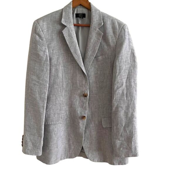 Club Room Linen Blazer Sport Coat Size M 38-40 Jacket Preppy Old Money - Picture 1 of 16